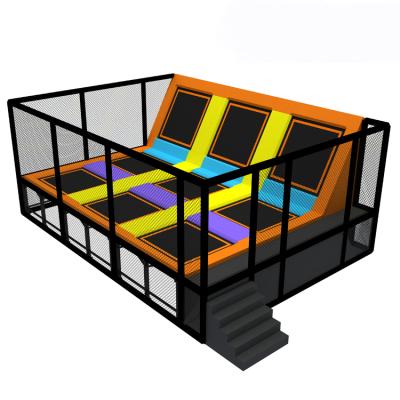 China With Trampoline Net Indoor Gymnasium Mall Jumping Bed Indoor Trampoline For Kids And Teenager for sale