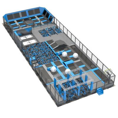 China With Vasia Protective Net Maker Customized Large Adults Indoor Trampoline Bed Park With Foam Pit for sale