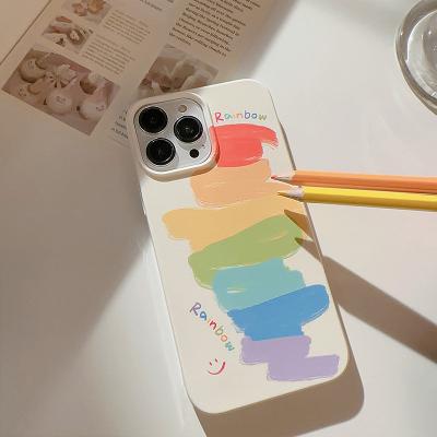 China Shockproof For iPhone 11 12 13 14 15 plus Pro Max Mobile Phone Full Cover TPU Silicone Colorful Printing Customize Phone Case for sale