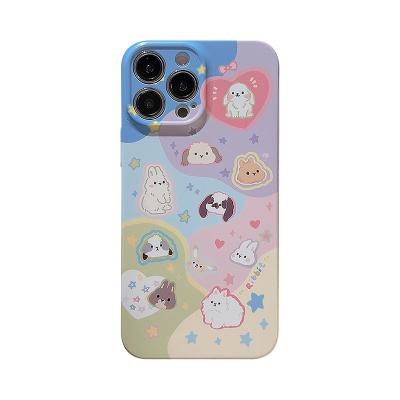 China New Cartoon Printing Shockproof Custom Animal Mobile Phone Case Back Cover For Apple iPhone 11 12 13 14 15 Pro Max for sale