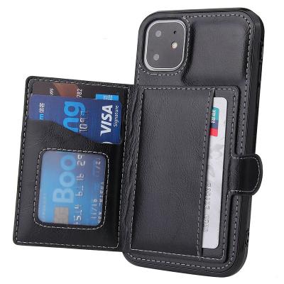 China Luxury Zipper Shockproof Protective Purse Wallet Phone Case For iPhone 11 12 13 14 plus Pro Max Card Holder Slot Phone Cover for sale