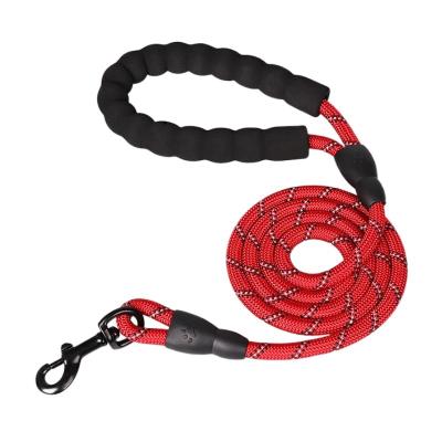 China Wholesale High Quality Nylon Woven Pet Leash Padded Leash And Collar Collar For Dog Pet Durable Leash Rope for sale