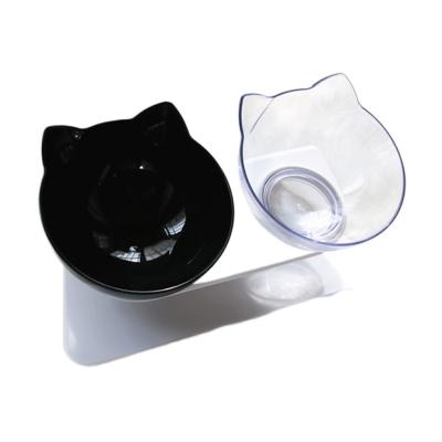 China Factory Wholesale Automatic Pet Bowl Cat Bowl Dog Elevated Feeder Food Water Foot Sloped Stand Bowl for sale