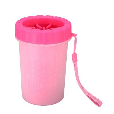 China Amazon Hot Selling Viable Silicone Pet Feet Seal Portable Dog Paw Cleaner Cup for sale