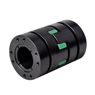 China Construction worksÂ  Power Transmission 45# Steel Flexible Spider Plum Jaw Rubber Type Coupling for sale