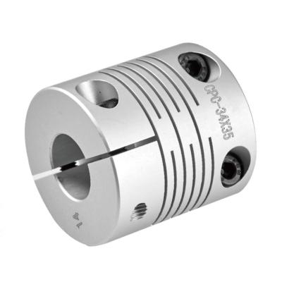 China Construction worksÂ  Bore 6x6 Mm Encoder Spline Flexible Shaft Coupling Aluminum Alloy For Motors for sale