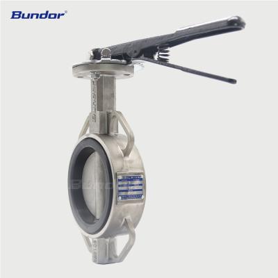 China Easy Installation Bundor JIS 10k Centerline Wafers End Type Butterfly Valve for sale