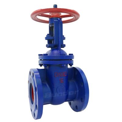 China General Bundor ANSI 2 Inch 4 Inch Cast Water Rising Flange Stem Gate Valve for sale