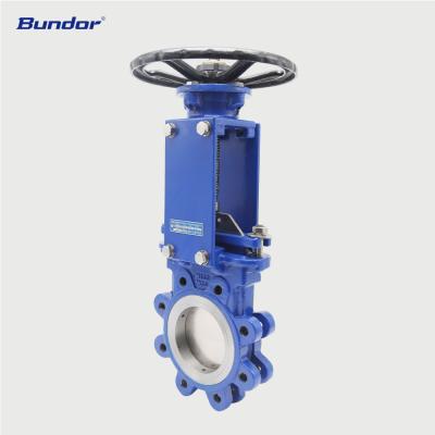 China Wholesale high yield Bundor DN200 knife gate valve china tinajin hook type knife blade gate valve for sale