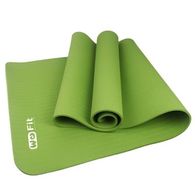 China Wholesale Eco Friendly Tape Gym Exercise Tape Yoga Mat With Custom Printing LOGO for sale