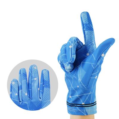 China Custom Summer Full Ice Silk Gloves Cycling Fishing Riding Outdoor Sports Cooling Gloves for sale