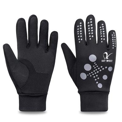 China Comfortable Wolf Running Winter Outdoor Day Sport Touch Screen Gloves Fitness Gloves for sale