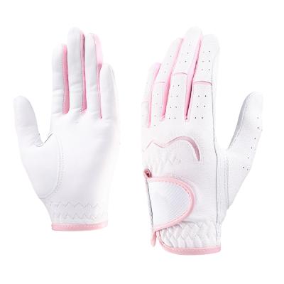 China Custom Logo Goat Skin Soft Comfortable Feeling Golf Gloves Mens Well-breathable Golf Gloves For Professional Golfers for sale