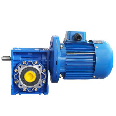 China Automatic equipment Nmrv series worm gear reducer worm gearbox with motor for transmission for sale