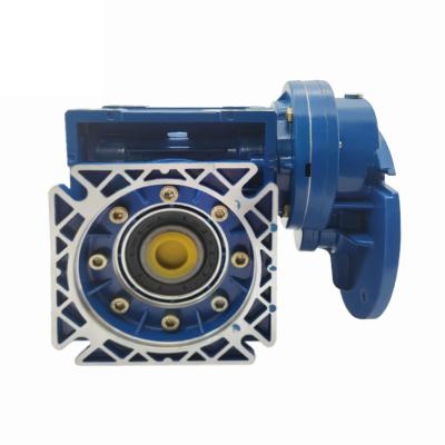 China Automatic Equipment RV Square Flange Worm Gear Reducer Gearbox For Servo Motor for sale