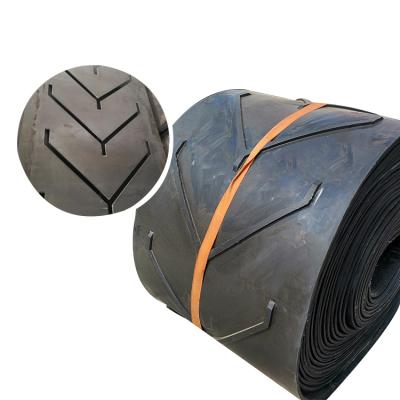 China Heat Resistant Conveyor Belt Anti Skid Belt Special Shaped Diagonal Pattern for sale