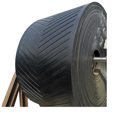 China Heat Resistant Conveyor Belt Anti Skid Belt Special Shaped Diagonal Pattern for sale