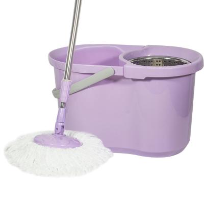 China Viable with Wringer Microfiber Floor Spinning Mop and Bucket Cleaning Set for sale