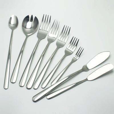 China Viable Factory Direct Sale Cutlery Knife Spoon Fork Set Stainless Steel Tableware for sale