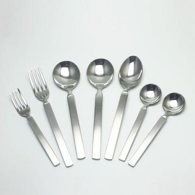 China Home Viable High Quality Flatware Cutlery Set 304 Stainless Steel Spoon Fork Knife for sale