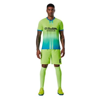 China Custom High Quality Training Uniform Suit Sets Soccer Football Uniform Set for sale