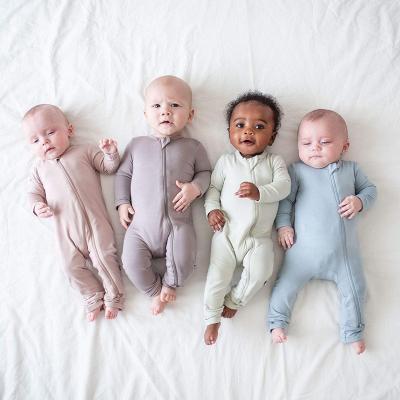 China Newborn Infant Baby Boy Polyester Fiber Girl Solid Button Romper Jumpsuit One-Piece Overalls Outfits Winter Clothes for sale