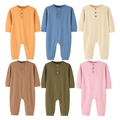 China Polyester Fiber Boy Girl Clothes Custom Made Winter Warm Suit Baby Rompers Baby One Piece Pajamas for sale