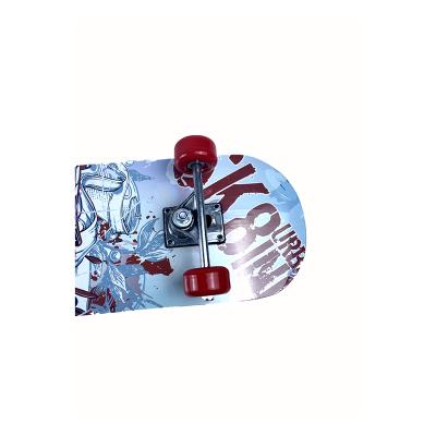 China Youth layer-9 Aluminum Alloy Bracket Skateboard Heat Resistant Maple Leaf Skateboard for sale