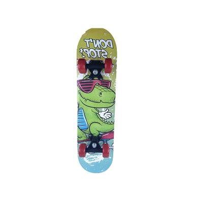 China Kid Maple Cheap Medium Skateboard Cartoon Double Sided Skateboard for sale