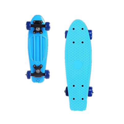 China Kid's Best Selling 17 Inch Skateboard Skateboard Plastic Board For Kids High Quality Fish Shaped Skateboard For Sale for sale