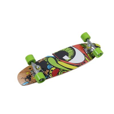 China Youth Factory 22 Inch Transfer Skateboard Maple Skate Boards PU Wheel Panels for sale