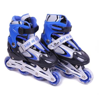 China High quality PU flat shoes snap skates and professional skateshoes and rollerskates for kids for sale