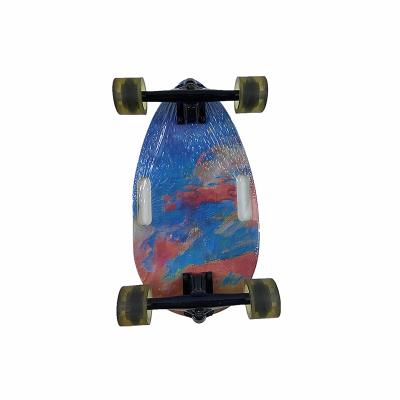 China Youth Mini Longboard The wooden cruiser skateboard for adults and kids. Easy to wear, smooth to ride for sale