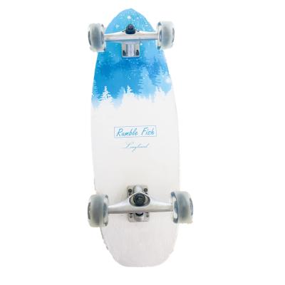 China Youth Cruiser Surfskate Deck Skateboard for Beginners and Adults, Full Wood Longboard, CX4 Truck Surf Maple Skateboard for sale