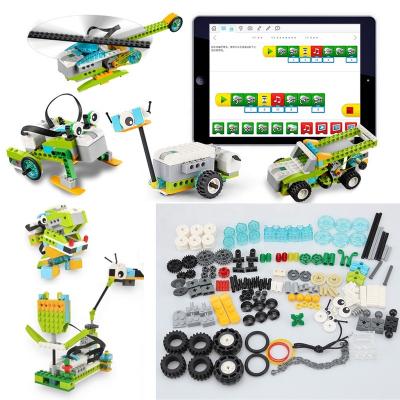 China Electronic Toy Children WeDo 2.0 STEM Education Robot Toys 280PCS Educational DIY Building Block Set for sale