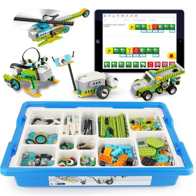 China Electronic Toy 280PCS Electronic WEDO 2.0 Construction Core Kit Building Block Set DIY Robotics Educational Toy Kids for sale