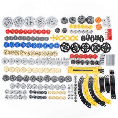 China Educational Toy Stemedu 213PCS Gear Set MOC Series Technic Parts DIY Building Blocks Gears Assortment Kit for Kid Toy for sale