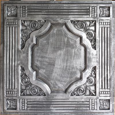 China PL65 Artistic Faux Paint Tile Tin Ceilings Antique Tin Ceiling Panels for sale