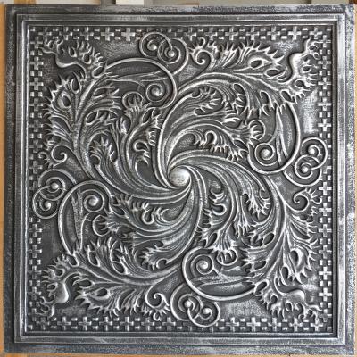 China PL62 Artistic Faux Painting Tile Antique Tin Ceilings Tin Ceiling Panels for sale