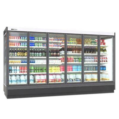 China Single-temperature closed multideck refrigerator for sale