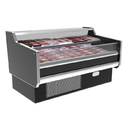 China Double-temperature TWO-LAYER COUNTER FRESH MEAT SERVE-OVER for sale