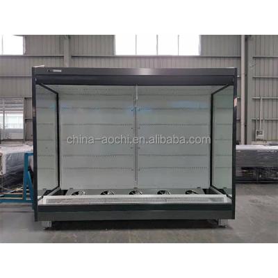 China Double-temperature Fish Fridge Type Open Fridge Refrigerator Refrigerated Display Cabinet For C Store for sale