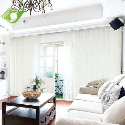 China Moisture-proof Stylish Decorative Pure Remote Control Vertical Shades for sale