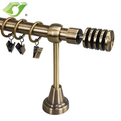 China Wholesale Country Drapery Hardware Metal Window Curtain Pole for sale