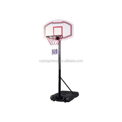 China Acrylic With Steel Frame Durable Standard Outdoor Basketball Rack With PP Basketball Backboard for sale