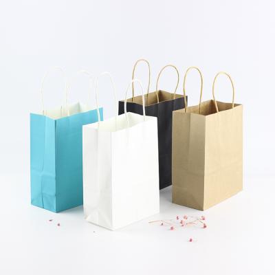 China Disposable Wholesale Custom Logo Printing Gift Bag Colorful Paper Shopping Bag With Handle for sale