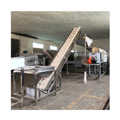 China Almond Blanching Plant Easy to Operate Almond Shelling Production Line for Almond Blanching, Peeling, Drying, Coating Processing for sale