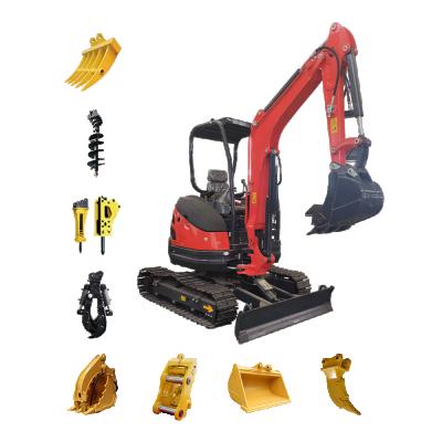 China Factory HOT! ! ! Mini Excavator Hydraulic Trencher Parts Excavator Parts Crawler 1.8T Machine Excavator Digging Bucket for sale