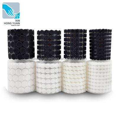 China Viable Customized Shade Square Round Heavy Duty Back Glue Self Adhesive Hook and Loop Factory Strap Coin Magic Dots for sale