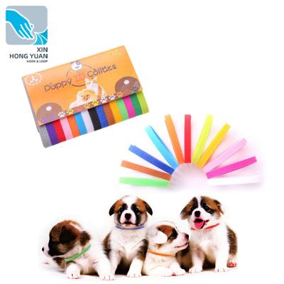 China Amazon Viable Best Selling 15 Colors Adjustable Cloth Soft Puppy ID Collars For Dog Cat for sale